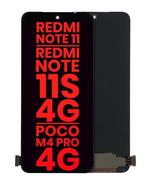 OLED displej bez rámečku pro Xiaomi Redmi Note 11 / Redmi Note 11S 4G / Xiaomi Poco M4 Pro 4G (Aftermarket Plus) (všechny barvy)