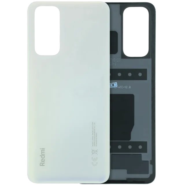 Zadní sklo bez sklíčka kamery pro Xiaomi Redmi Note 11s (Genuine) (bílá)