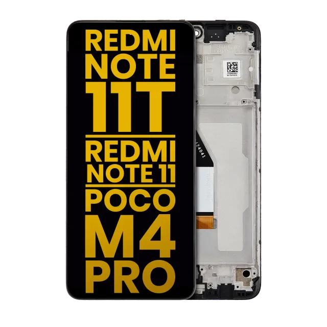 LCD displej s rámečkem pro Xiaomi Redmi Note 11T 5G / Xiaomi Redmi Note 11 5G / Xiaomi Poco M4 Pro 5G (repasovaný) (všechny barvy)