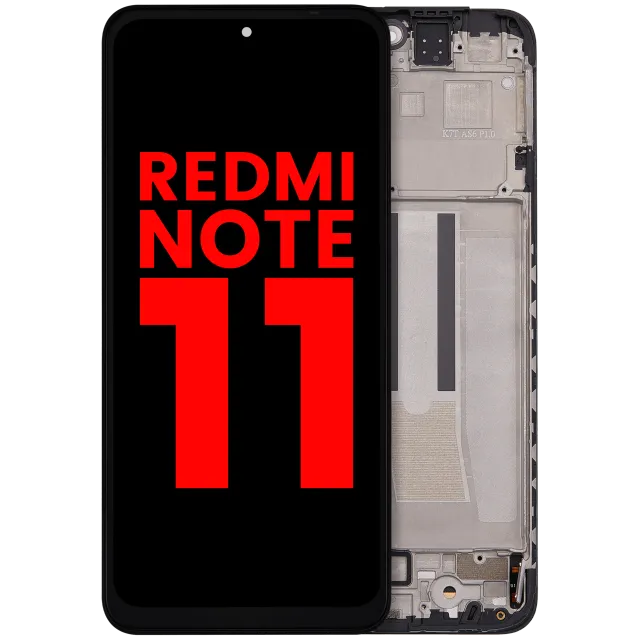 OLED displej s rámečkem pro Xiaomi Redmi Note 11 (Aftermarket Plus) (všechny barvy)