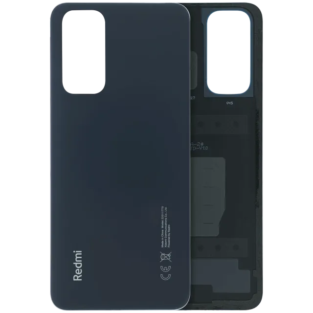 Zadní sklo bez sklíčka kamery pro Xiaomi Redmi Note 11 (Genuine) (černá)