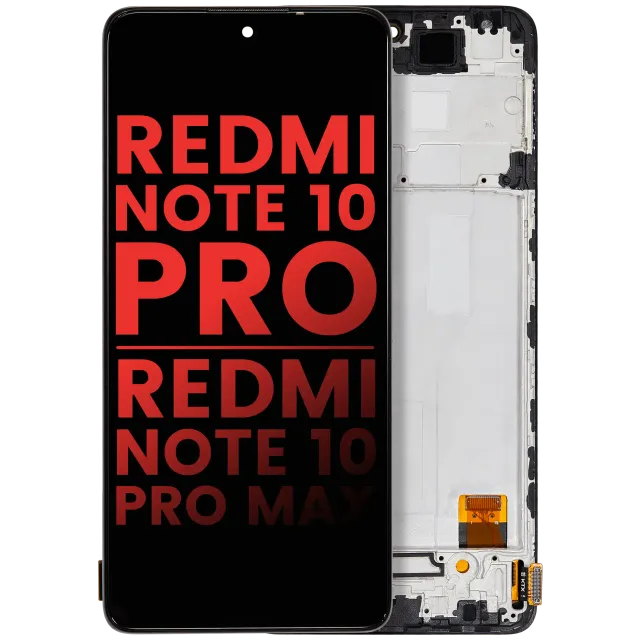 OLED displej s rámečkem pro Xiaomi Redmi Note 10 Pro / Redmi Note 10 Pro Max (Aftermarket Plus) (všechny barvy)