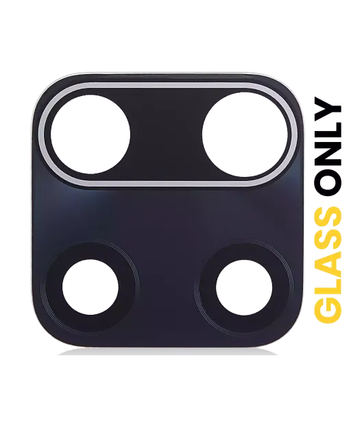 Sklíčko zadní kamery (jen sklo) s lepením pro Xiaomi Redmi Note 9S
