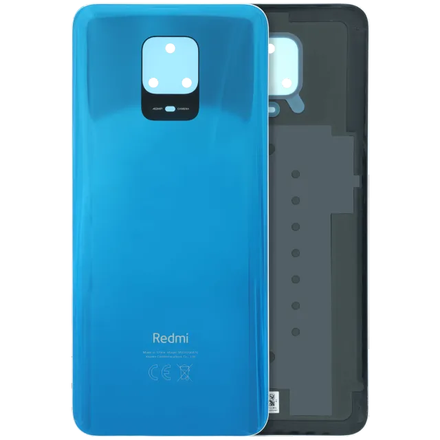 Zadní sklo bez sklíčka kamery pro Xiaomi Redmi Note 9s (Genuine) (modrá)