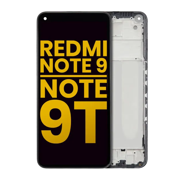 LCD displej s rámečkem pro Xiaomi Redmi Note 9 5G / Note 9T (repasovaný) (všechny barvy)