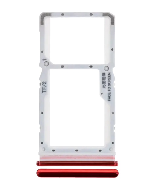 SIM šuplík pro Xiaomi Redmi Note 8 Pro (červená)