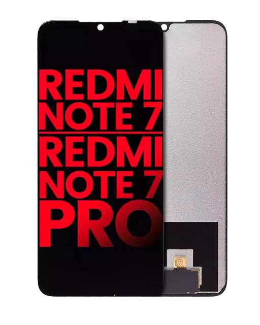LCD displej bez rámečku pro Xiaomi Redmi Note 7 / 7 Pro (Aftermarket Plus) (černá)