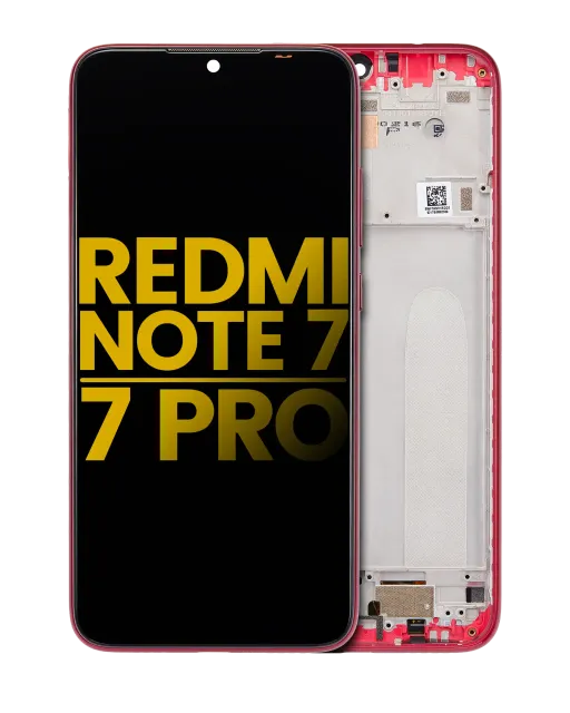 LCD displej s rámečkem pro Xiaomi Redmi Note 7 / 7 Pro (repasovaný) (Twilight Gold)
