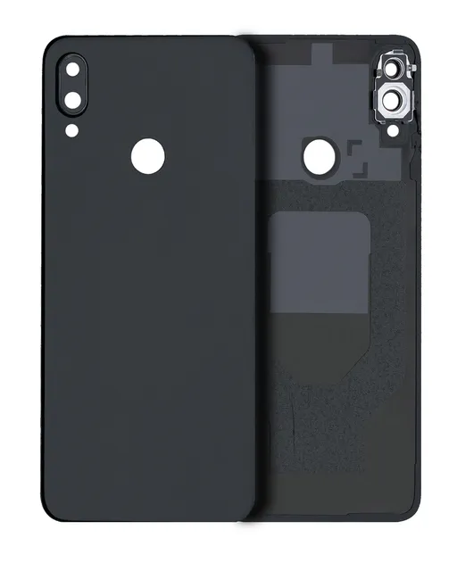 Zadní sklo se sklíčkem kamery pro Xiaomi Redmi Note 7 (černá)