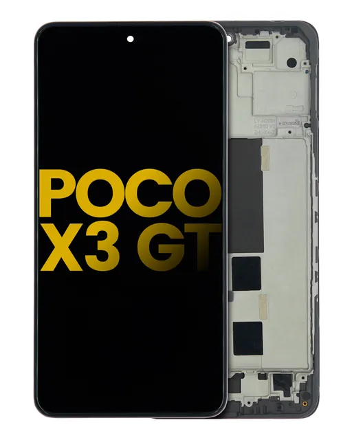 LCD displej s rámečkem pro Xiaomi Poco X3 GT (repasovaný) (všechny barvy)