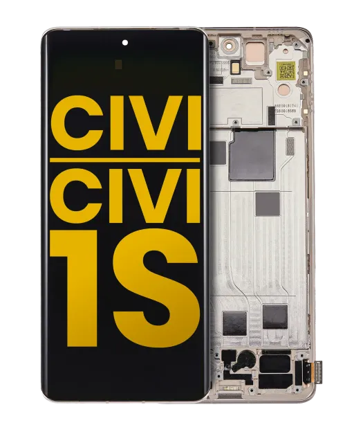 OLED displej s rámečkem pro Xiaomi Civi / Civi 1S (repasovaný) (růžová)