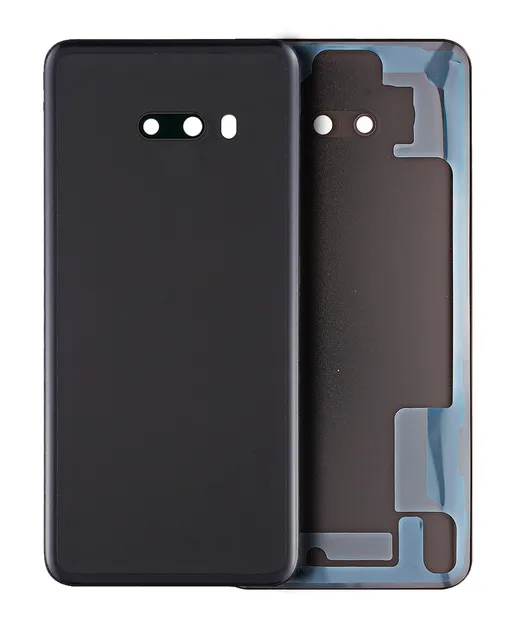 Zadní sklo se sklíčkem kamery pro LG G8X ThinQ (Aurora Black)