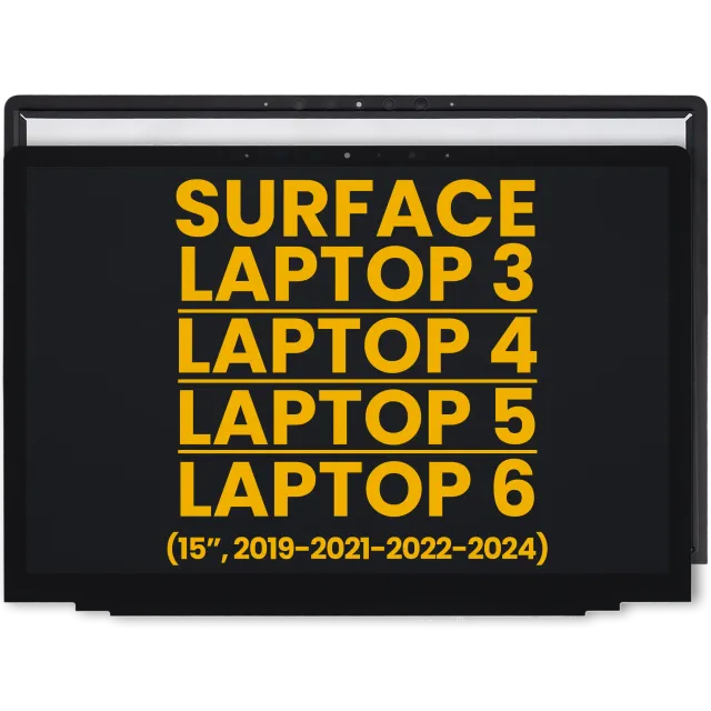 LCD displej s dotykovou vrstvou pro Microsoft Surface Laptop 3 15" (1872 / 1873) / Laptop 4 15" (1952 / 1953 / 1978 / 1979) / Laptop 5 15"/ Laptop 6 15" (repasovaný)