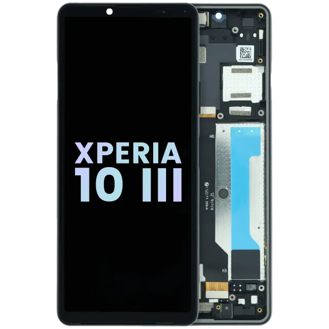 OLED displej s rámečkem pro Sony Xperia 10 III (Genuine) (černá)