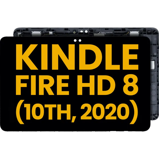 LCD displej s rámečkem pro Amazon Kindle Fire HD 8 (10. gen., 2020) (repasovaný) (všechny barvy)