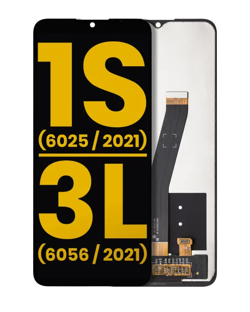 LCD displej bez rámečku pro Alcatel 1S (6025 / 2021) / Alcatel 3L (6056 / 2021) (repasovaný) (všechny barvy)