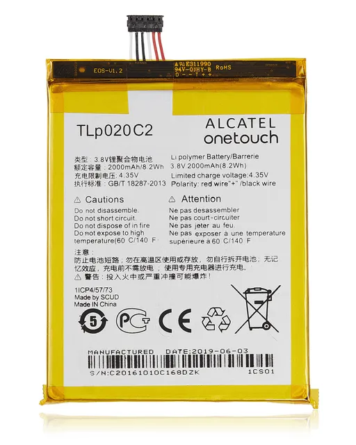 Baterie pro Alcatel One Touch Idol X (TLP020C2)