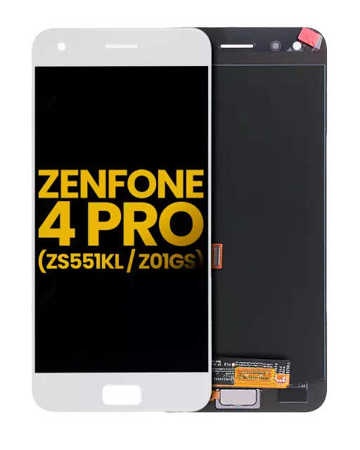 LCD displej bez rámečku pro Asus ZenFone 4 Pro (ZS551KL / 2017) (repasovaný) (bílá)