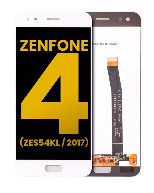 LCD displej bez rámečku pro Asus ZenFone 4 (ZE554KL / 2017) (repasovaný) (bílá)