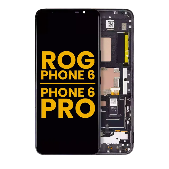 OLED displej s rámečkem pro Asus ROG Phone 6 / ROG Phone 6 Pro (repasovaný) (všechny barvy)