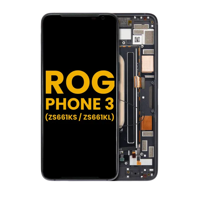 OLED displej s rámečkem pro Asus ROG Phone 3 (ZS661KS / ZS661KL) (repasovaný) (všechny barvy)