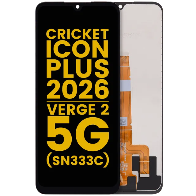 LCD displej bez rámečku pro Cricket lcon Plus (2026) (SN333C) / AT&T Verge 2 5G (repasovaný) (všechny barvy)
