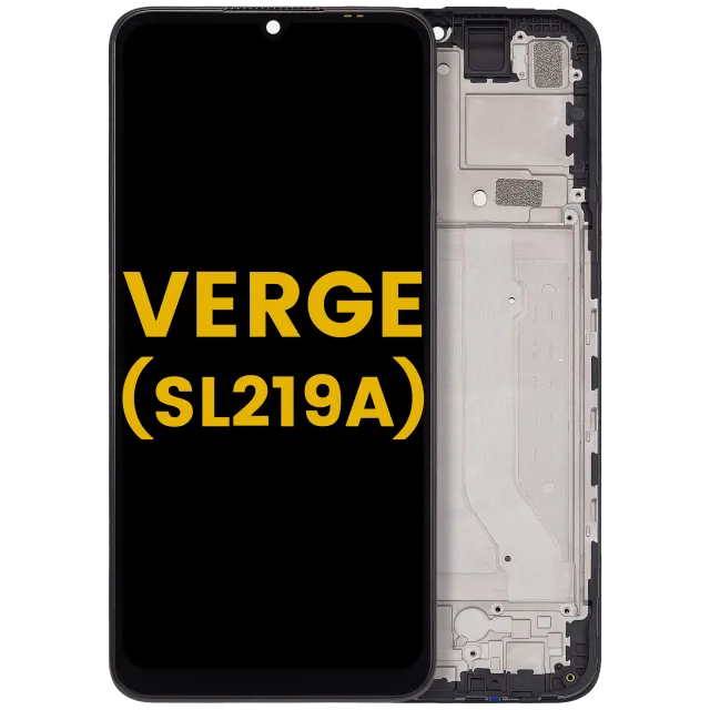 LCD displej s rámečkem pro Cricket Outlast 5G (SN509C) / AT&T Motivate Pro 5G (SN509A) / Cricket Icon 6 (SL219C) / AT&T Verge (SL219A) (repasovaný) (všechny barvy)