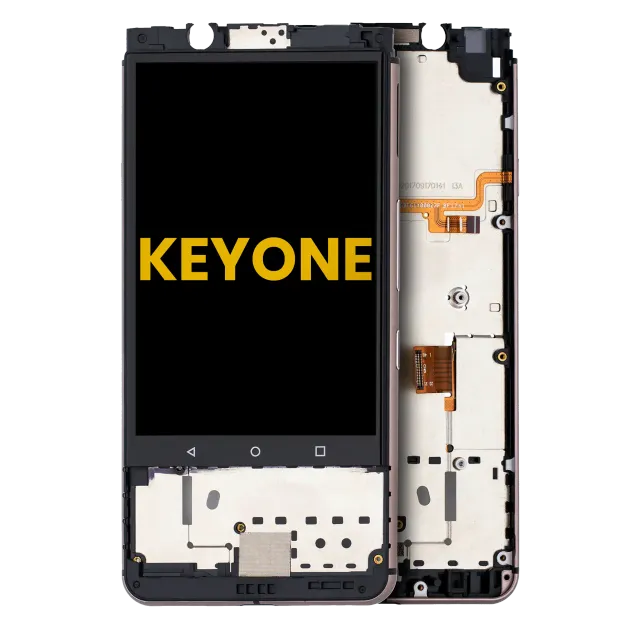 LCD displej s rámečkem pro BlackBerry KEYone (repasovaný) (Bronze)