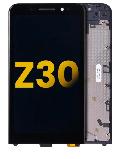 LCD displej s rámečkem pro BlackBerry Z30 (černá)