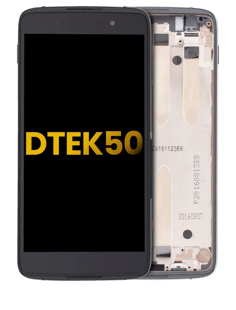 LCD displej s rámečkem pro BlackBerry DTEK50 (repasovaný) (černá)