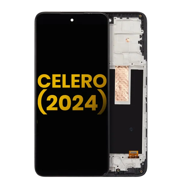 LCD displej s rámečkem pro Boost Mobile Celero 5G (2024) (repasovaný) (všechny barvy)