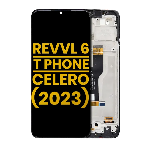 LCD displej s rámečkem pro T-Mobile Revvl 6 / T Phone 5G / Boost Mobile Celero 5G (2023) (repasovaný) (všechny barvy)