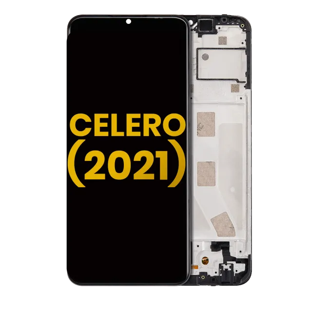 LCD displej s rámečkem pro Boost Mobile Celero 5G (2021) (repasovaný) (všechny barvy)