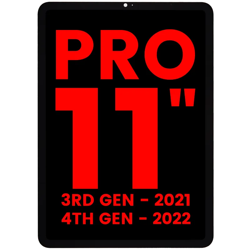 LCD displej s dotykovou vrstvou pro iPad Pro 11" 3. gen. (2021) / Pro 11" 4. gen. (2022) (Aftermarket Plus) (všechny barvy)