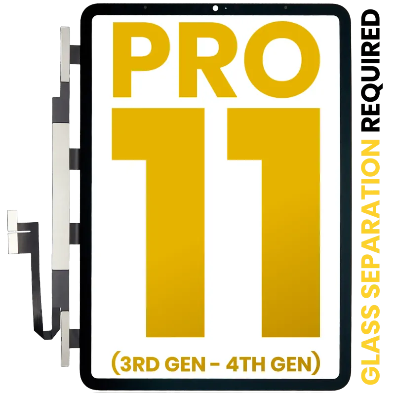 Dotyková vrstva (digitizér) pro iPad Pro 11" 3. gen. (2021) / Pro 11" 4. gen. (2022) (předinstalovaná OCA, nutné oddělení skla) (Premium) (všechny barvy)