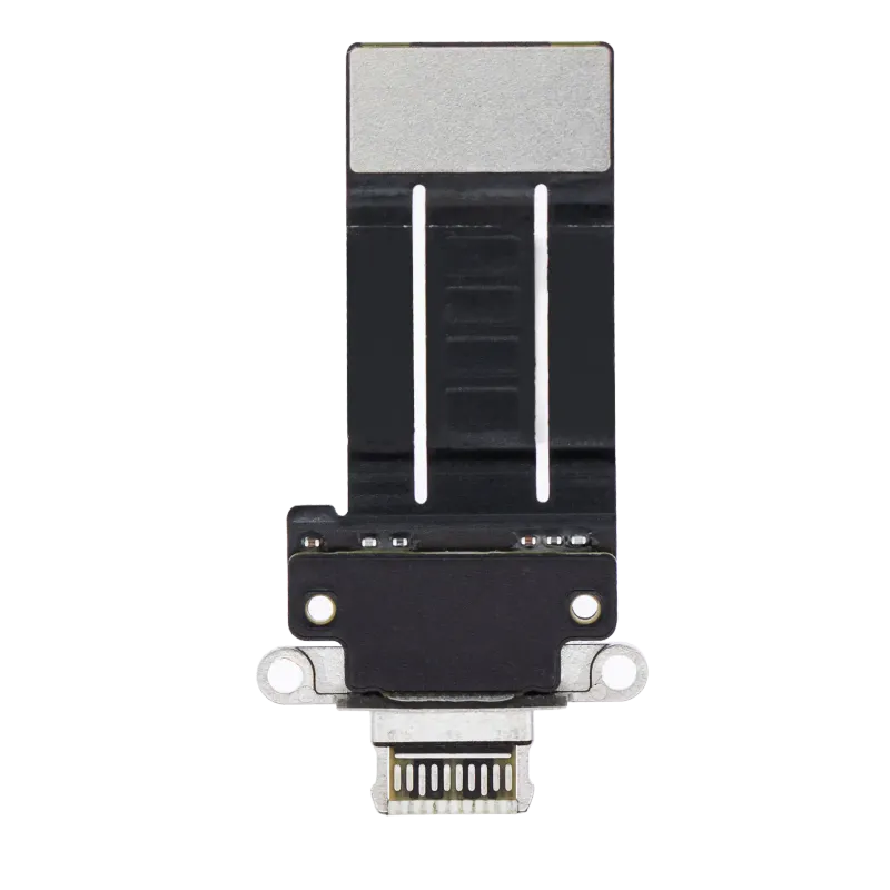 Flex kabel nabíjecího konektoru pro iPad Pro 11" 3. gen. (2021) / Pro 11" 4. gen. (2022) / iPad Pro 12.9" 5. gen. (2021) / Pro 12.9" 6. gen. (2022) (stříbrná) (Premium)
