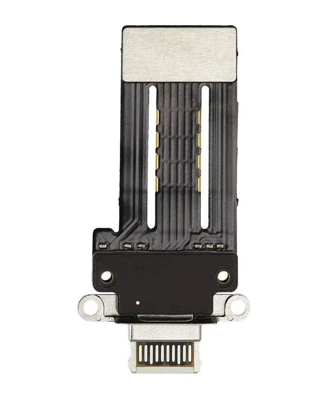 Flex kabel nabíjecího konektoru pro iPad Pro 11" 3. gen. (2021) / Pro 11" 4. gen. (2022) / iPad Pro 12.9" 5. gen. (2021) / Pro 12.9" 6. gen. (2022) (stříbrná) (Aftermarket Plus)