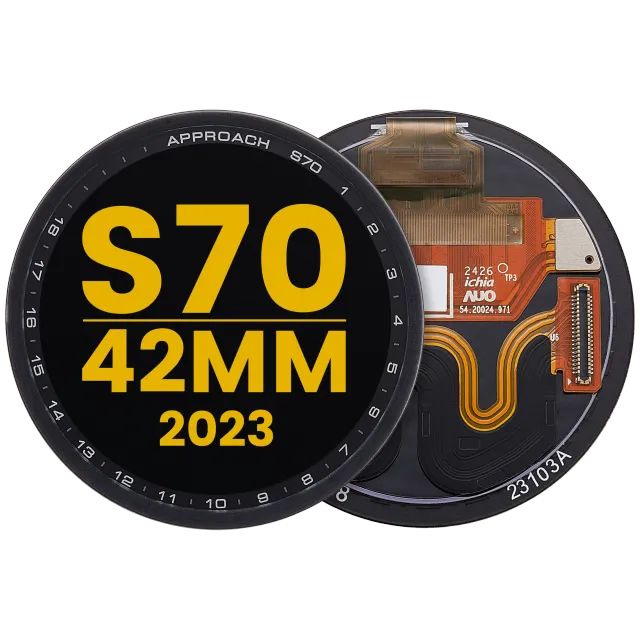 OLED displej bez rámečku pro Garmin Approach S70 (42 mm) (2023) (Premium) (černá)