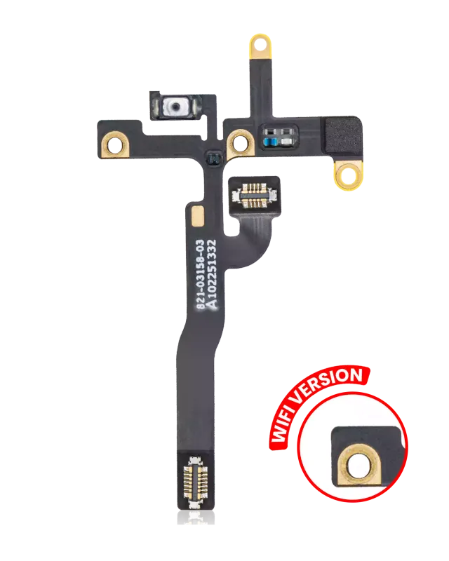Flex kabel tlačítka zapínání pro iPad Pro 12.9" 5. gen. (2021) / Pro 12.9" 6. gen. (2022) / Pro 11" 3. gen. (2021) / Pro 11" 4. gen. (2022) (jen WiFi)