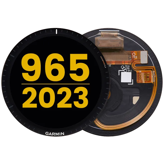 OLED displej bez rámečku pro Garmin Forerunner 965 (2023) (Premium) (černá)