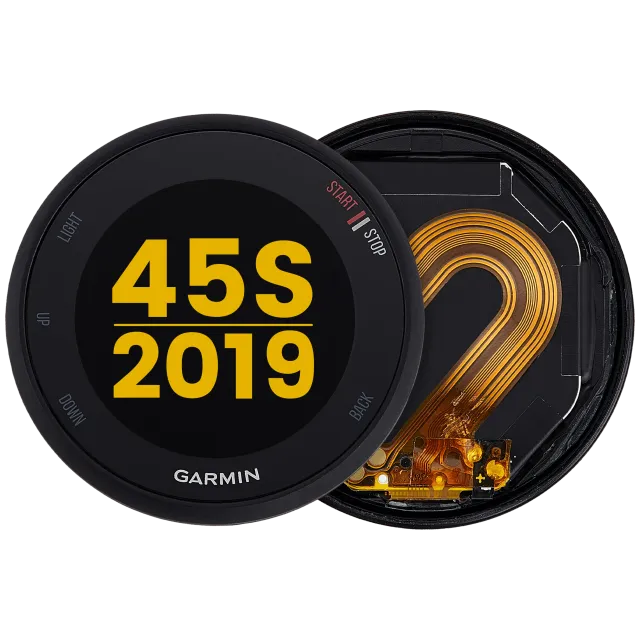 LCD displej s rámečkem pro Garmin Forerunner 45S (2019) (červená) (Premium)