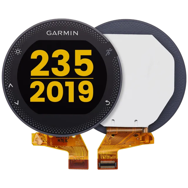 LCD displej bez rámečku pro Garmin Forerunner 235 (2015) (Premium) (šedá)