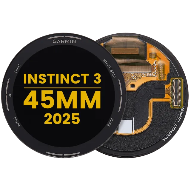 OLED displej bez rámečku pro Garmin Instinct 3 (45 mm) (2025) (Premium) (černá)