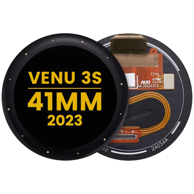 OLED displej bez rámečku pro Garmin Venu 3S (41 mm) (2023) (Premium) (černá)