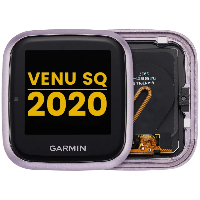 LCD displej s rámečkem pro Garmin Venu SQ (2020) (Premium) (Orchid)