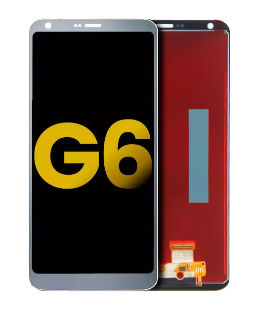 LCD displej bez rámečku pro LG G6 (repasovaný) (Ice Platinum Silver)