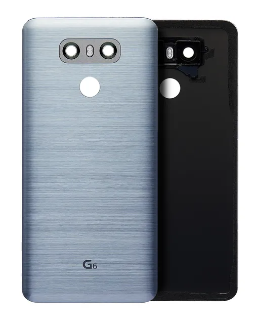 Zadní sklo s lepením (předinstalováno) pro LG G6 (Ice Platinum Silver)