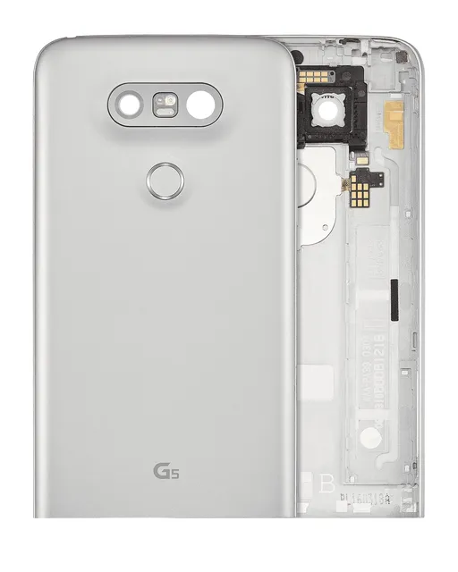 Zadní sklo pro LG G5 (neoriginální) (stříbrná)