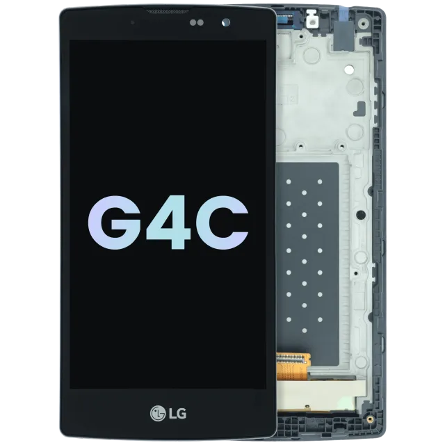 LCD displej s rámečkem pro LG G4c (originál OEM) (černá)