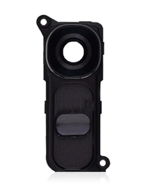 Sklíčko zadní kamery s napájecí / volume tlačítka pro LG G4 (černá)